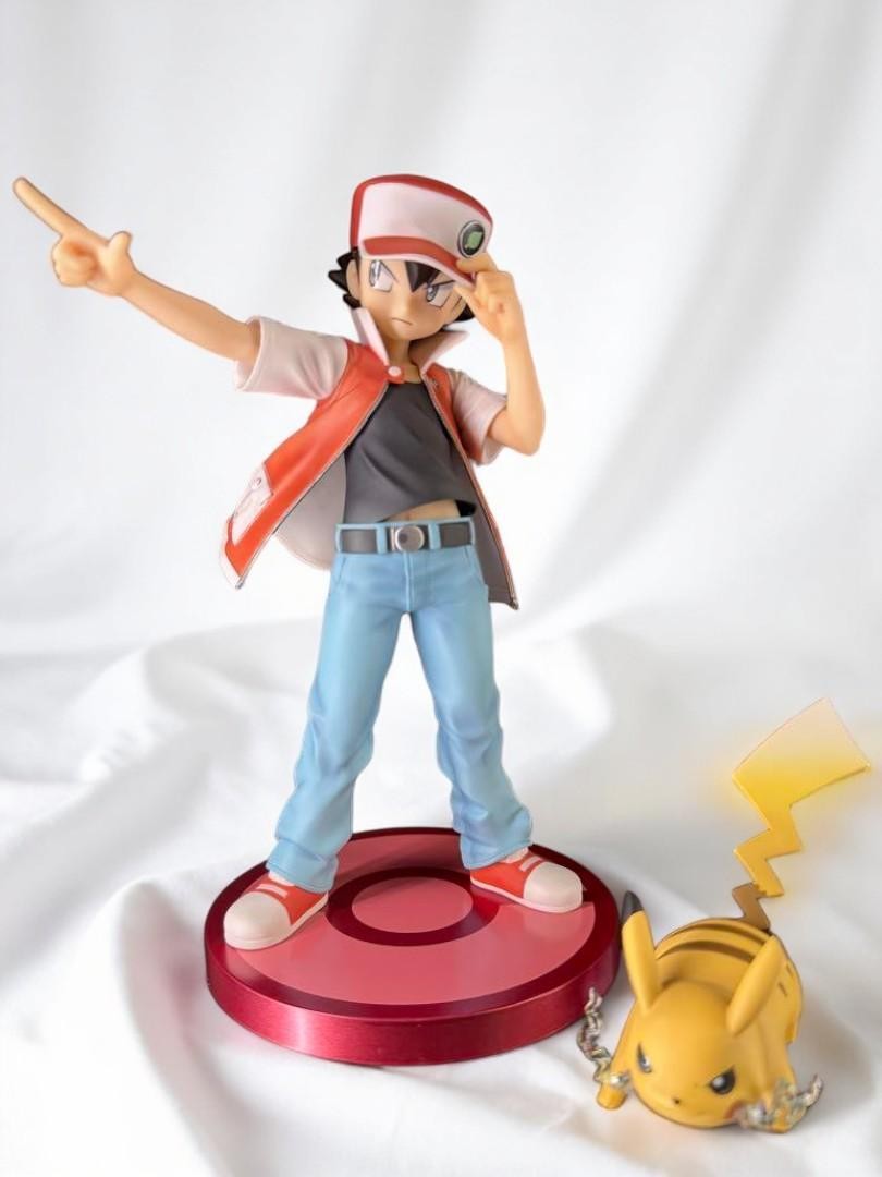 Pokemon Series Red with Pikachu Green with Eevee Figure Set ARTFX