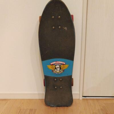 Used 1980s Powell Peralta Steve Saiz Complete Deck Skateboard 74cm