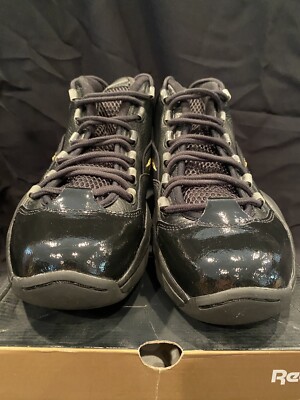 Reebok Question Mid Iverson New Years Eve 2012 Black Gold Mens