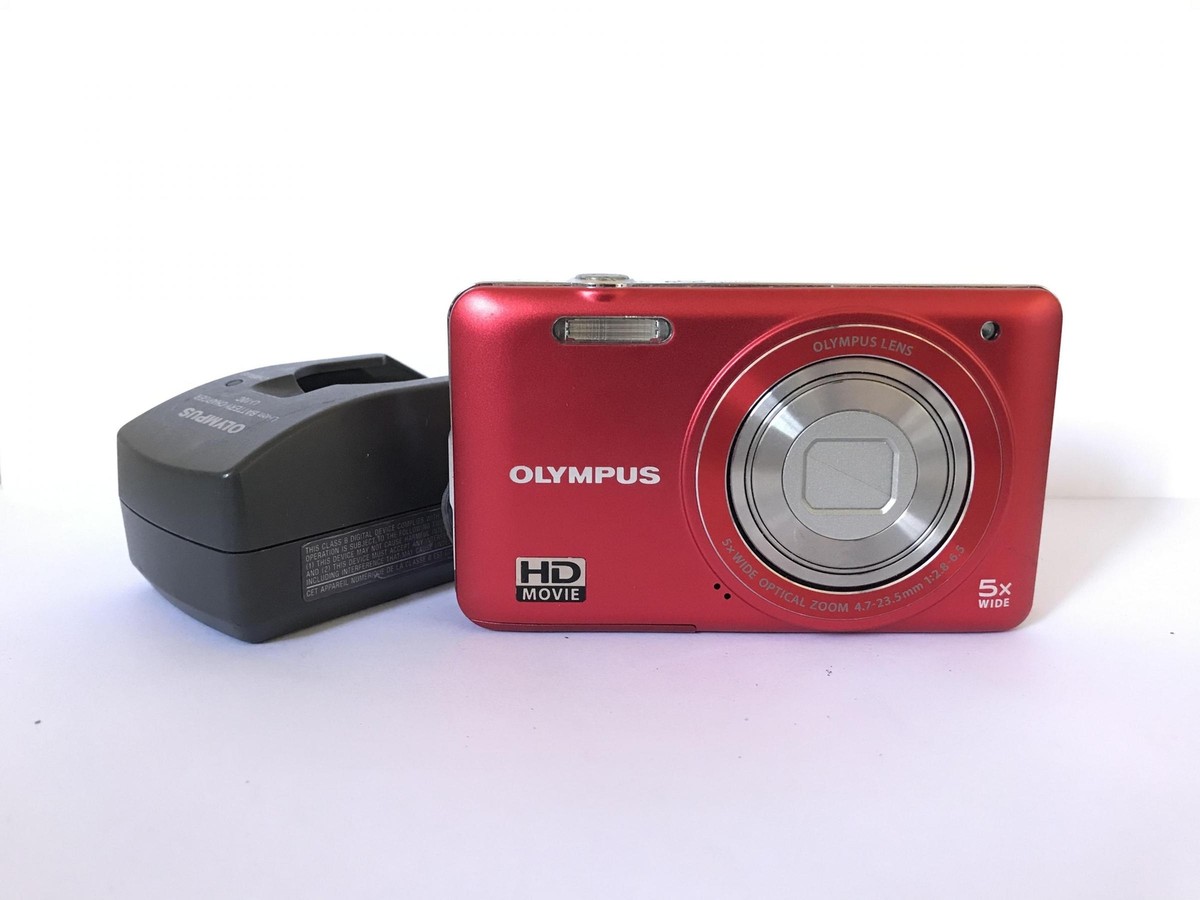 Olympus 14.0MP Digital Camera - Red (VG-130) | eBay
