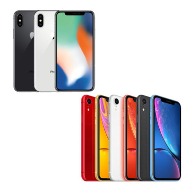 Apple iPhone X/XR 64/256GB - Verizon, T-Mobile, Space Gray, Black