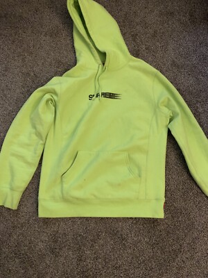 Supreme Motion Logo Hoodie Lime Green Size XL🔥 100% Authentic | eBay