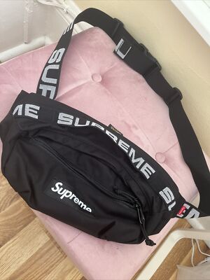 Supreme Waist Bag SS18 Fanny Pack Brand - Black | eBay