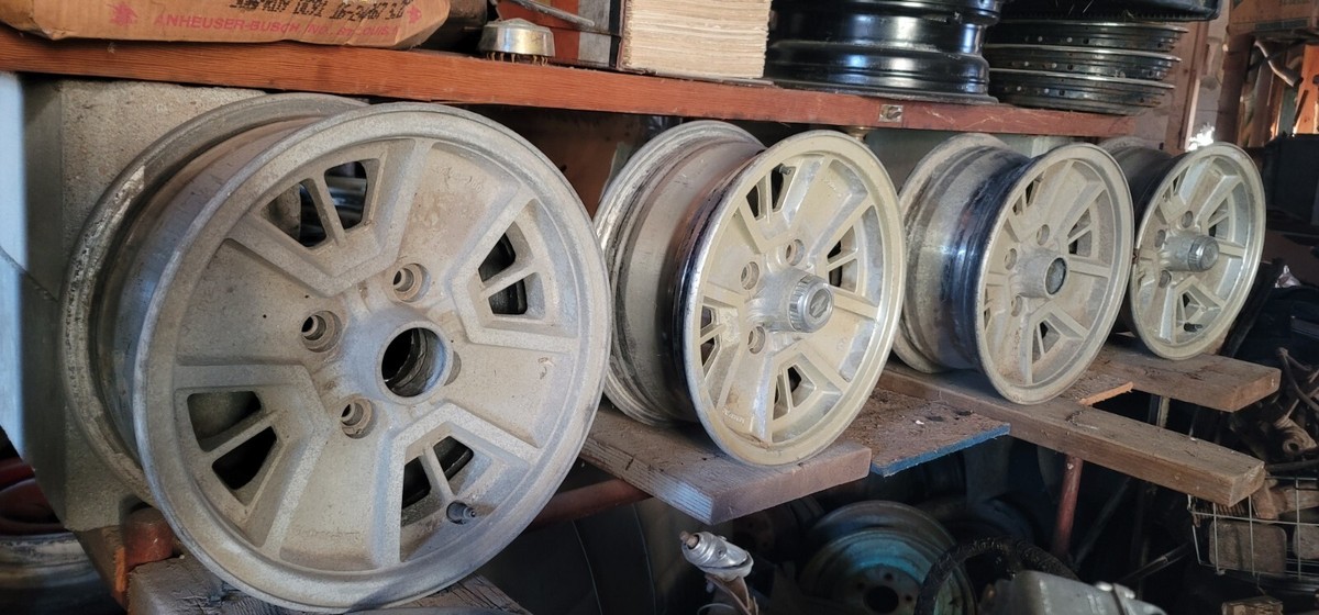 Datsun 280ZX Iron Cross 14 inch alloy wheels 4 Lug 1979 1980 1981