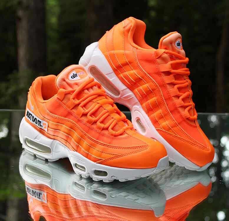 Nike Air Max 95 Just Do It Men's Size 6.5 Total Orange White