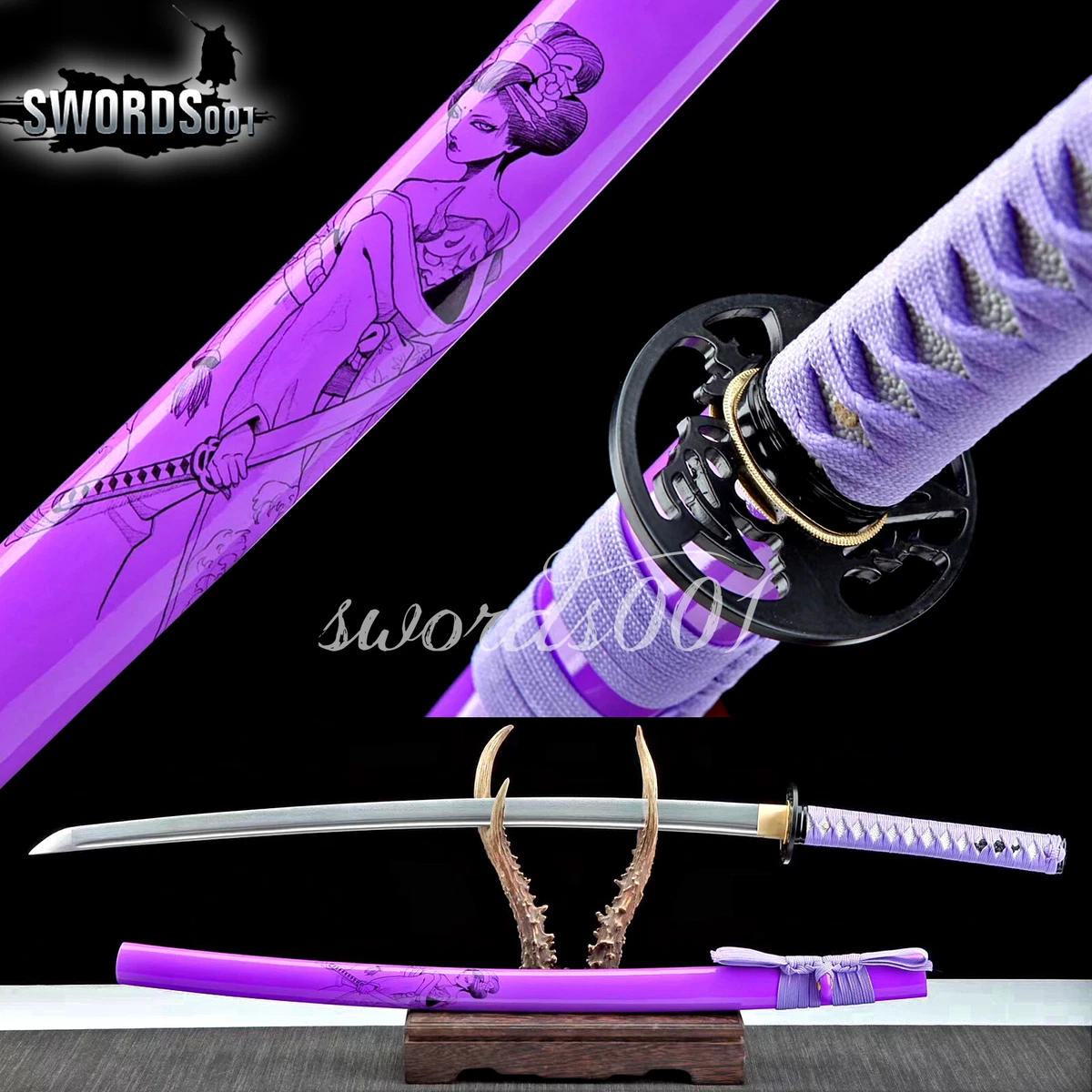 紫色原始收藏日本刀剑、军刀| eBay