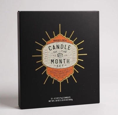 Trader Joe's - Candle Of The Month 2026 Set of 12 (Advent) | eBay