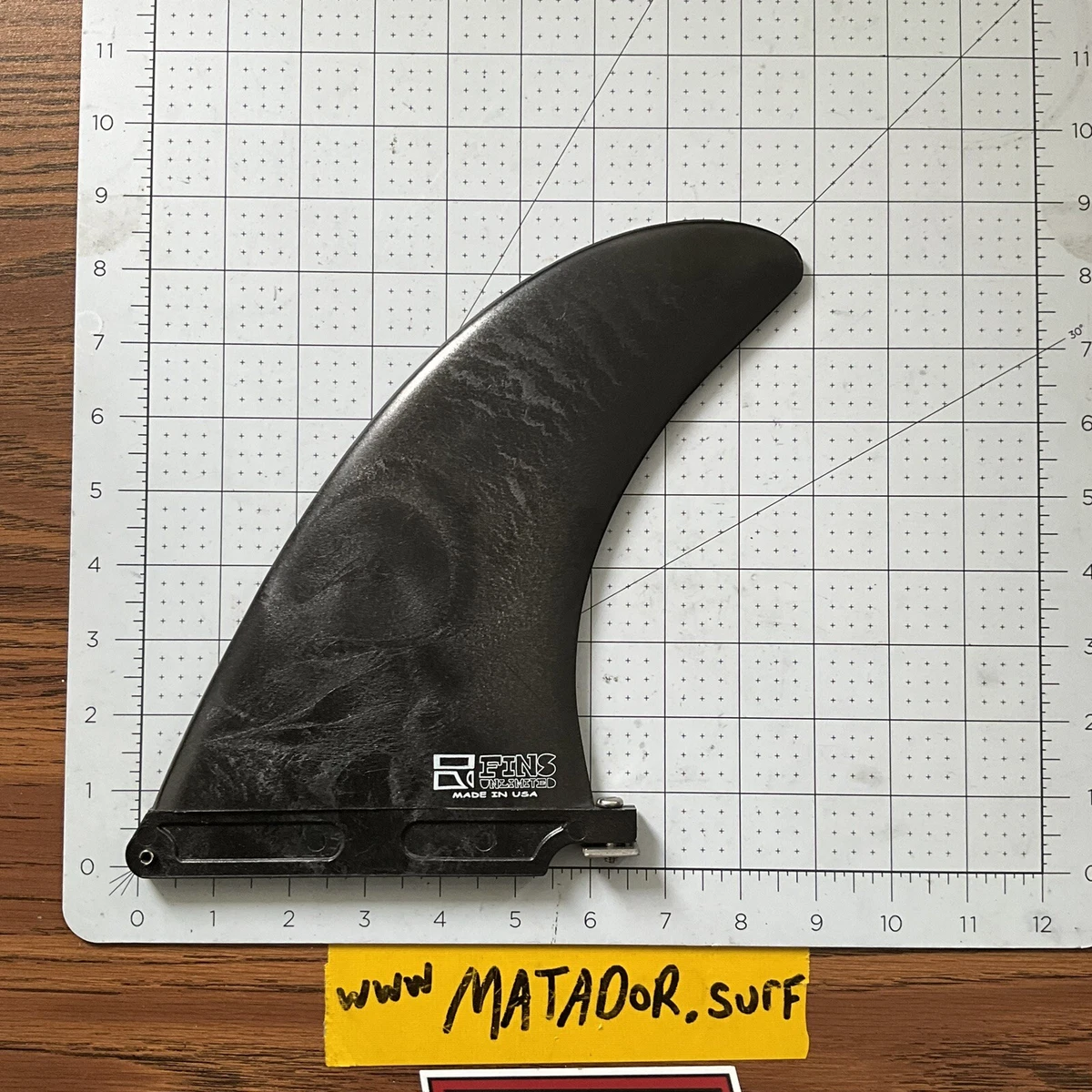 希少 FINS UNLIMITED YATER WOOD 10 ウッドフィン 希少 FINS UNLIMITED