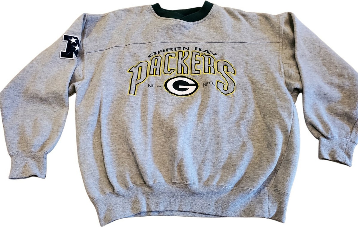 NFL - Green Bay Packers - Embroidered Crewneck Sweatshirt- Lee