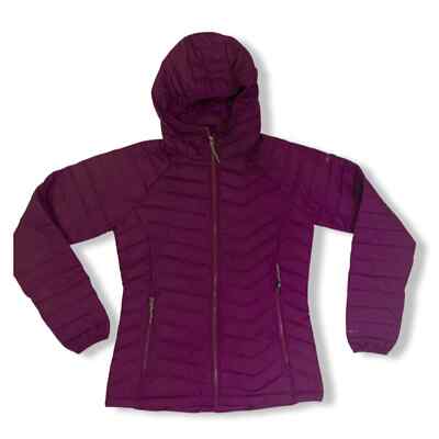 Womens Columbia Purple Hooded Puffer Jacket | eBay