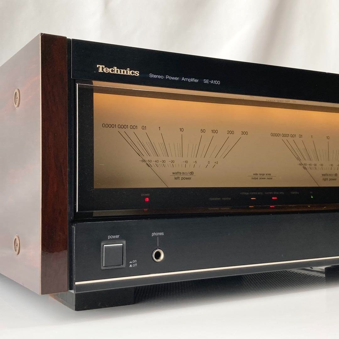 Technics SE-A100 Stereo Power Amplifier Used Vintage with