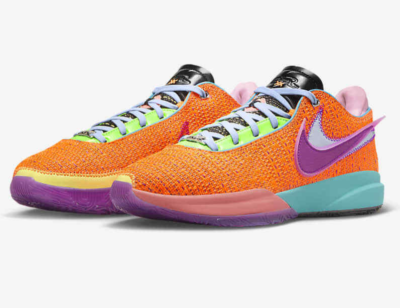 Nike LeBron 20 “Chosen 1” Total Orange Basketball Shoe DJ5423-800