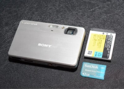 N Mint w/Pouch] SONY Cyber-shot DSC-T700 Silver Digital Camera