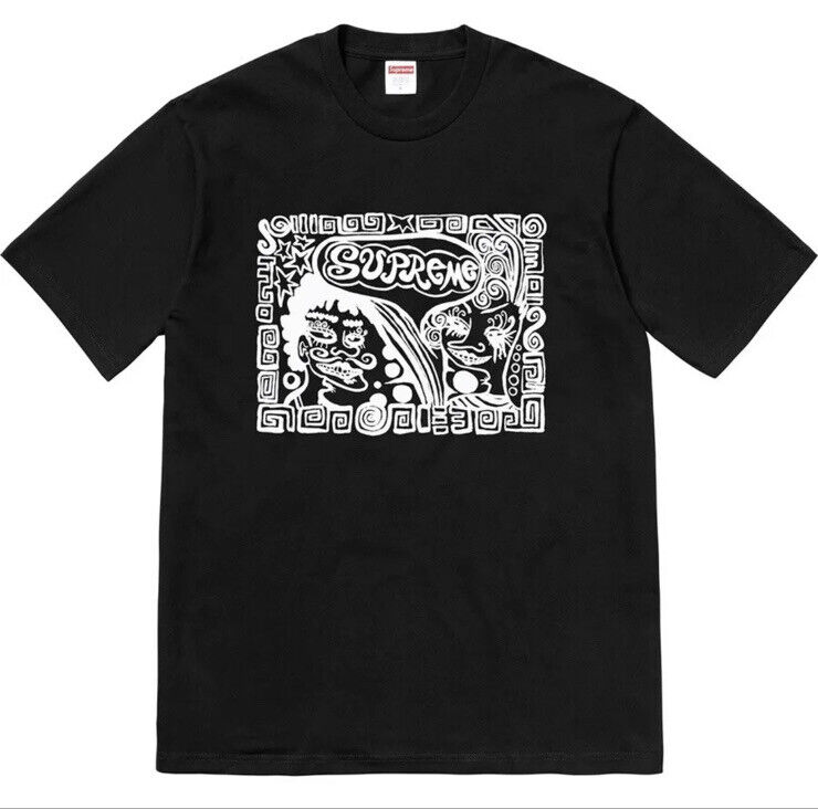 Supreme Faces Tee Black Sz XL SS18 | eBay