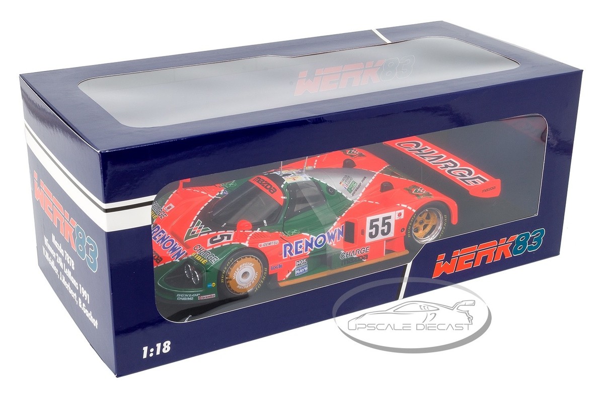 Werk83 1/18 Mazda 787B Le Mans 24 Hour Winner 1991 Brand New | eBay