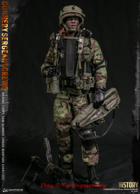 DAMTOYS 78082 Marine Corps SAW GUNNER Gunnery sergeant Crews 1/6