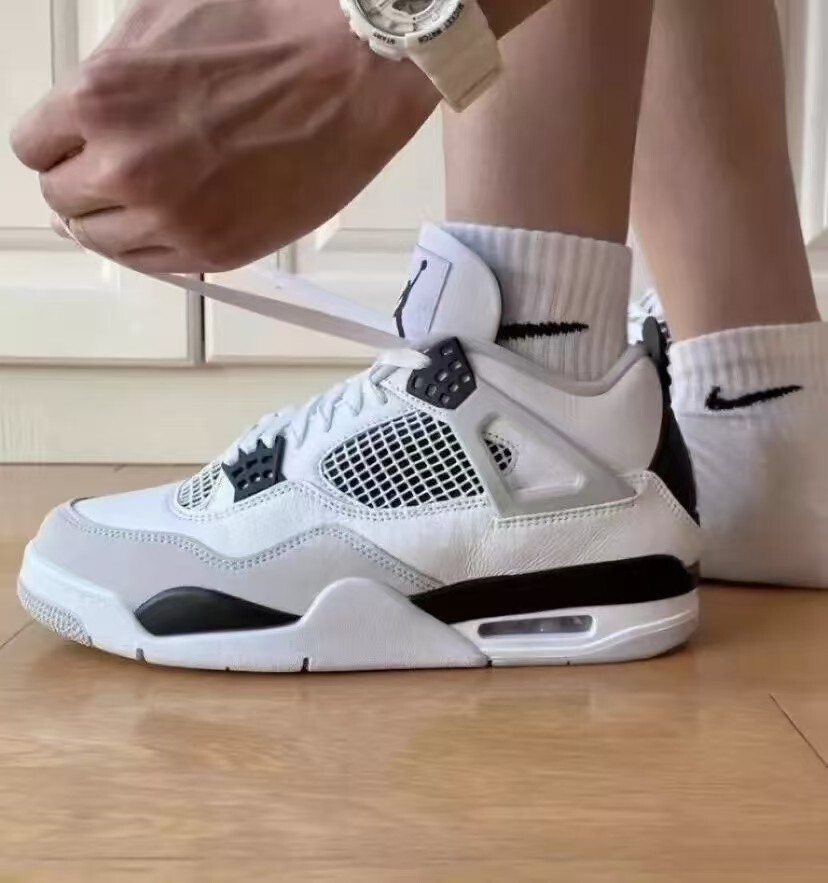 Size 9 - Jordan 4 Retro Mid Military Black for sale online | eBay