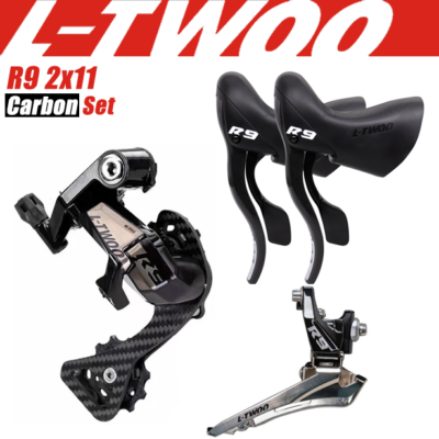 LTWOO R9 2x11 Speed Carbon Shifters & Front/Rear Derailleurs