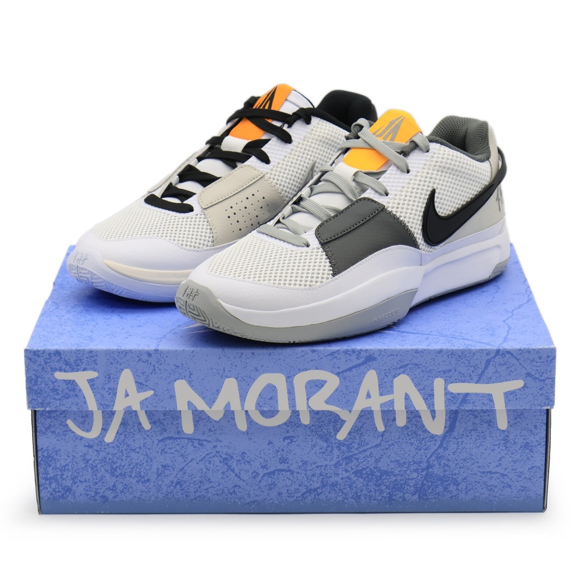 DR8786-100 Nike Ja 1 Hunger Light Smoke Grey White Black Phantom