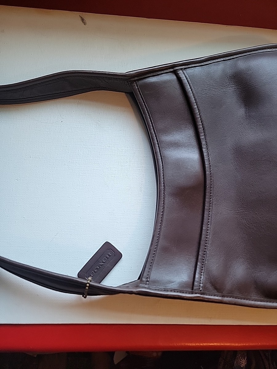 Vintage Coach Ergo Compartment Bucket 9047 Ink Shoulder Bag