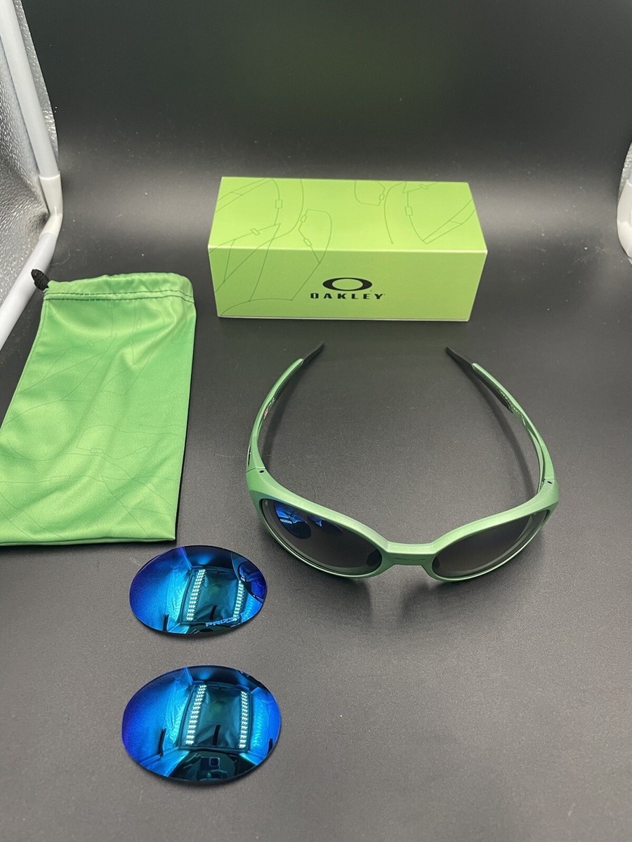 Oakley GDLP Eye Jacket Redux Mint Green Metallic w/ Prizm Black