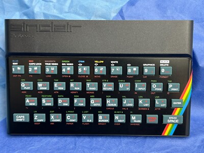 Sinclair ZX Spectrum 16K / 48K Replacement Case - Repro Set Black