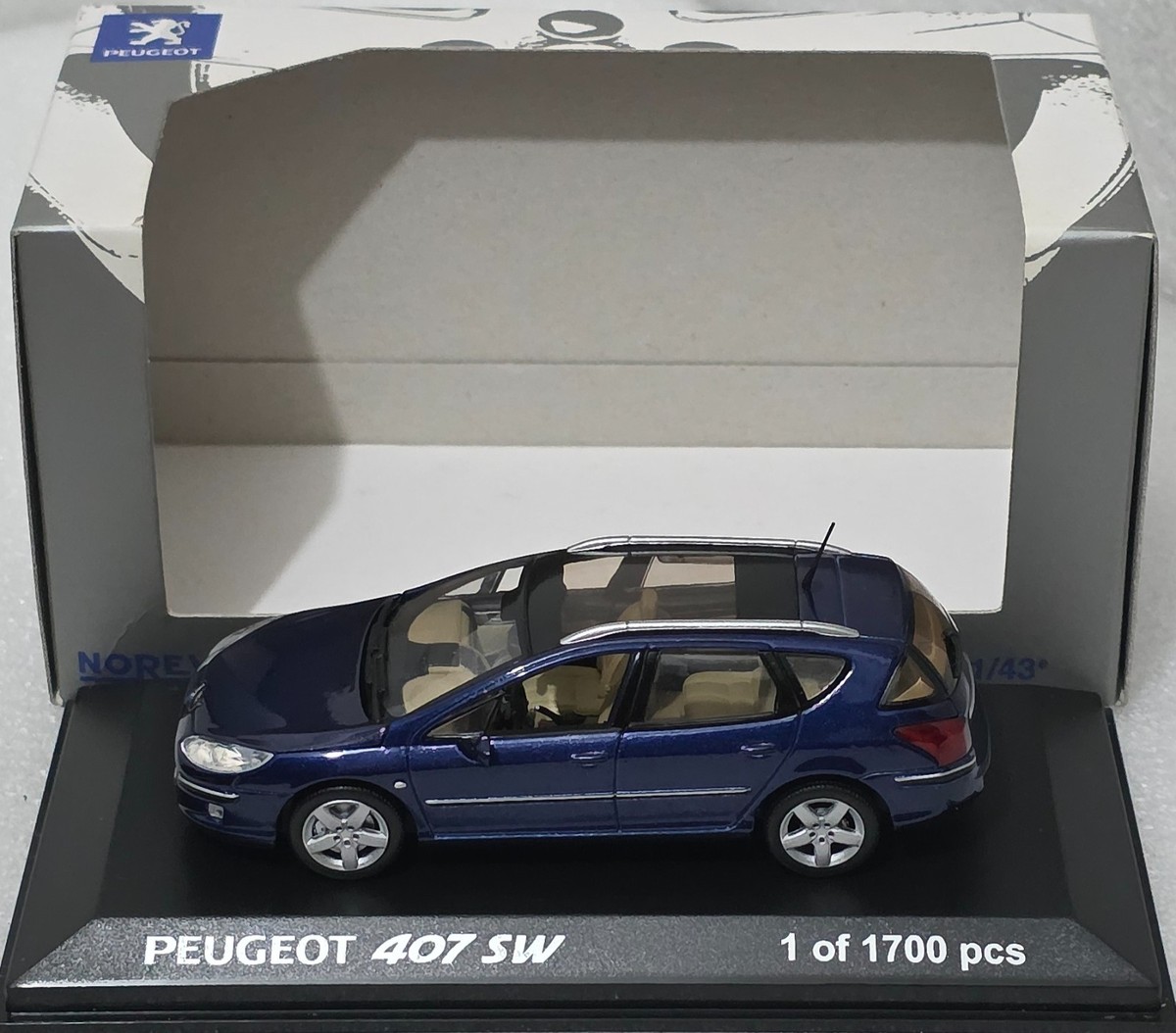 ミニカー NOREV 1/43 PEUGEOT Coupe 407 プジョー407クーペ ノレブ製1