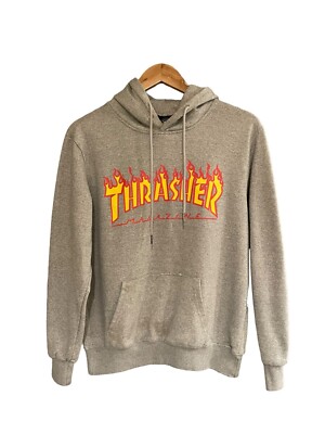 Thrasher Magazine Hoodie Gray Sweater Unisex Adults Size Small