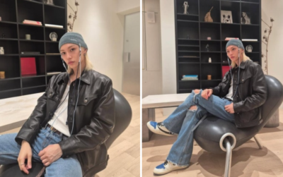 Atiissu Falcon Beanie Blue Hat Stray Kids Felix Pick Limited Korea