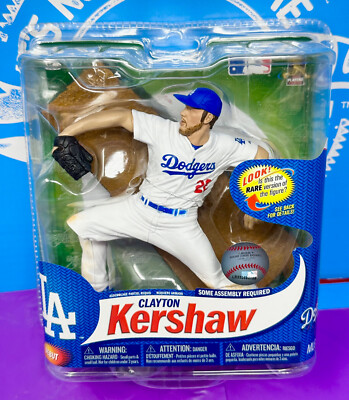 McFarlane MLB 31 Clayton Kershaw LA Dodgers White Jersey Debut RC