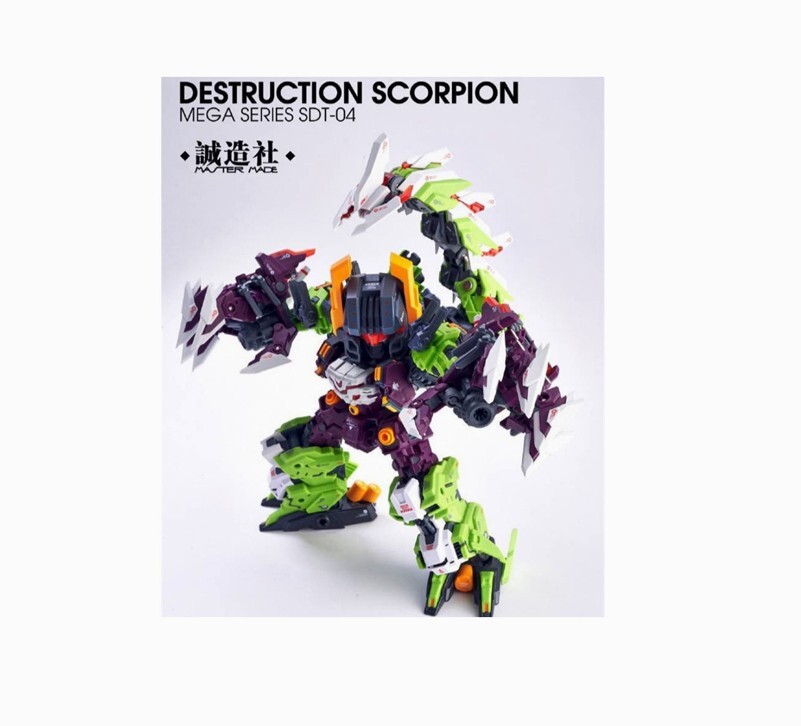 Master Made Transforms Sdt-04 Scorpion Scorponok Q Alloy Edition