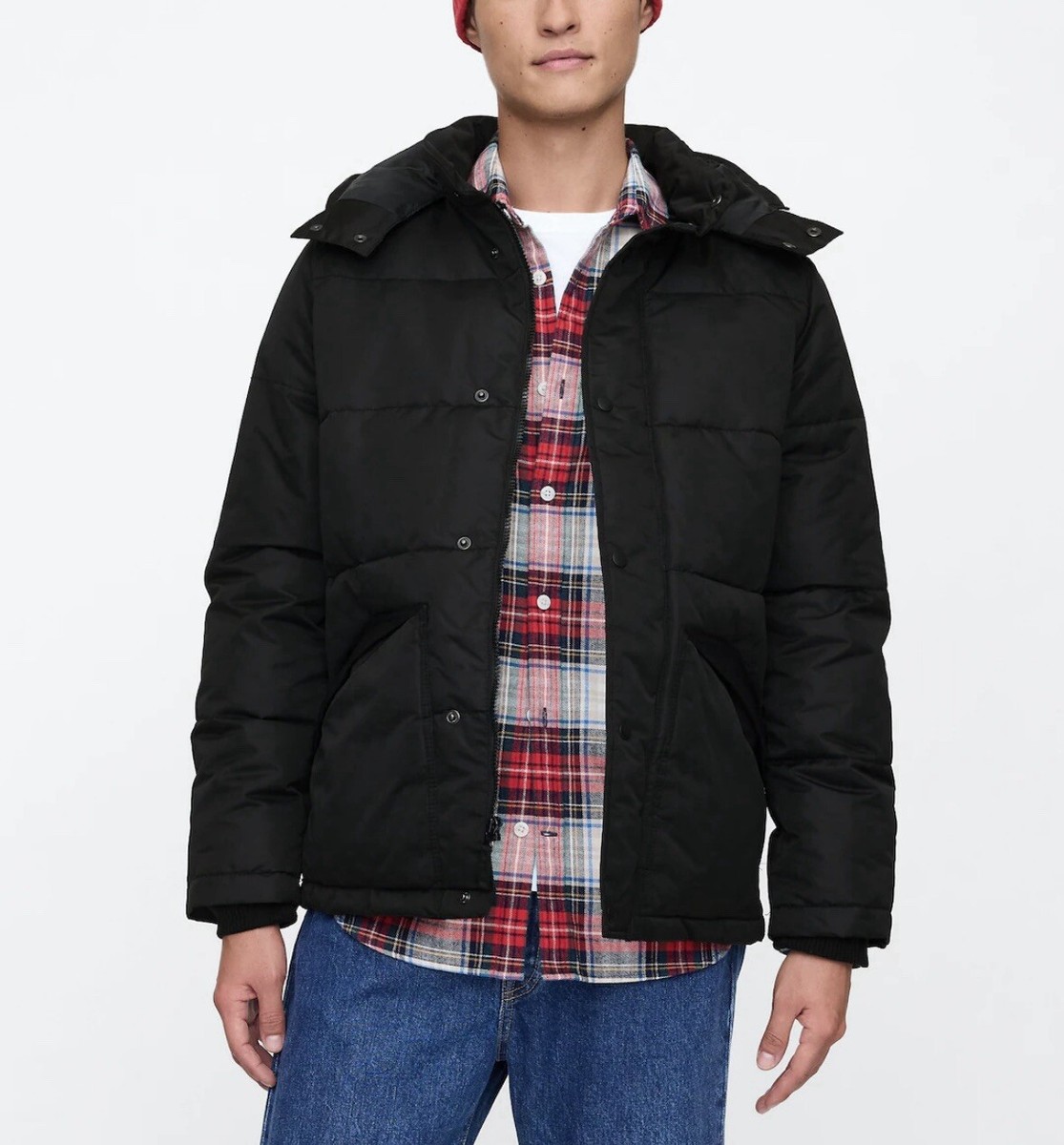 NWT GAP MEN'S Relaxed ColdControl Max Short Puffer Coat JACKET