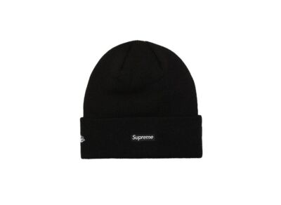 Supreme New Era Script Beanie Black | eBay