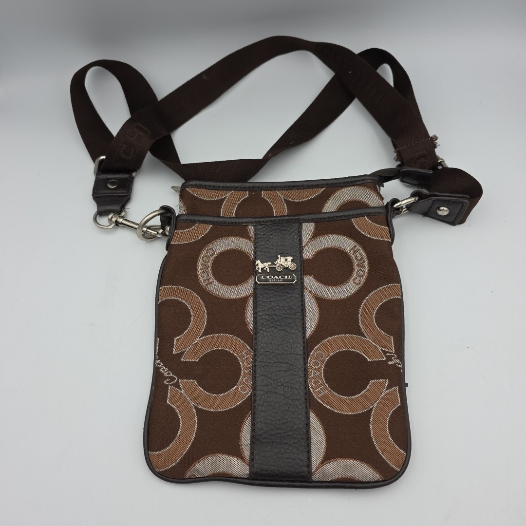 COACH New York Brown Cross Body Handbag Unisex 2311 | eBay