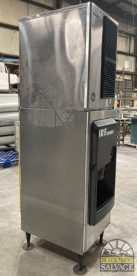Ice Maker with Dispensing Bin, Hoshizaki KM-515MAH & DB-130H | eBay