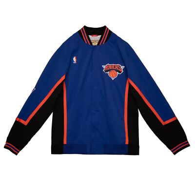 MITCHELL & NESS NBA AUTHENTIC WARM UP JACKET NY KNICKS 96 | eBay