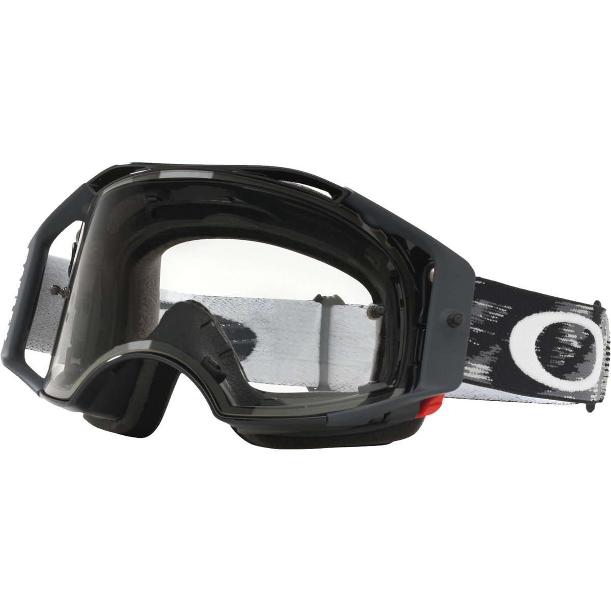 Oakley Airbrake MX Goggle 57-979 Jet Black Speed Frame Clear Lens