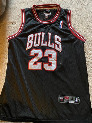 Chicago Bulls Michael Jordan Nike Black Jersey Size Men's 48 | eBay