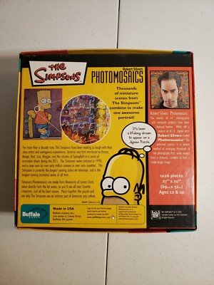 Photomosaics The Simpsons Movie 1000-Piece Puzzle Homer Simpson | eBay