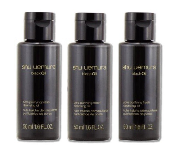 Shu Uemura Black Oil Pore Purifying Fresh Cleansing Oil 50ml x 3