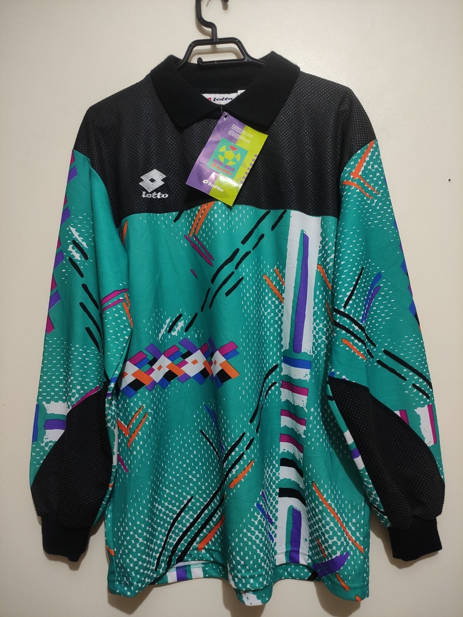 Lotto Goalkeeper Soccer Shirt Template 1992 1995 Vintage GK Jersey