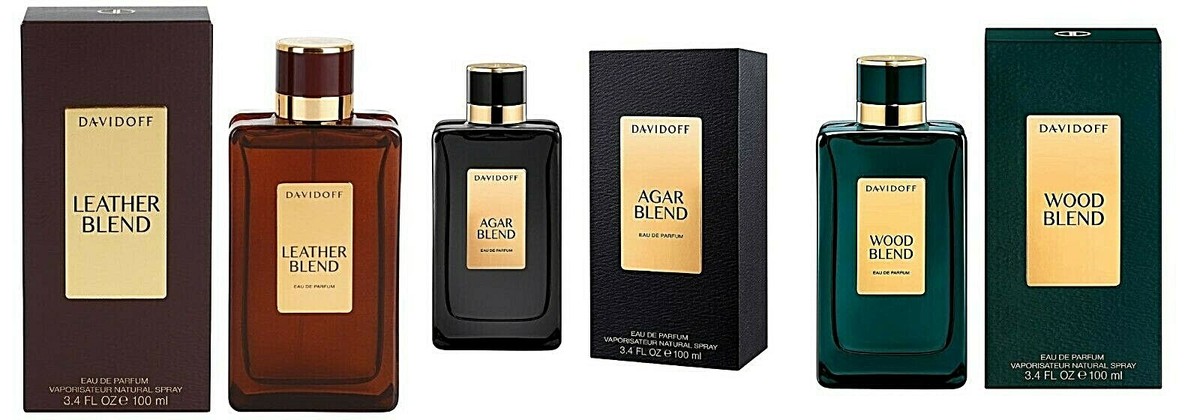 LEATHER BLEND, AGAR BLEND, WOOD BLEND by Davidoff 100 ML, 3.4 fl