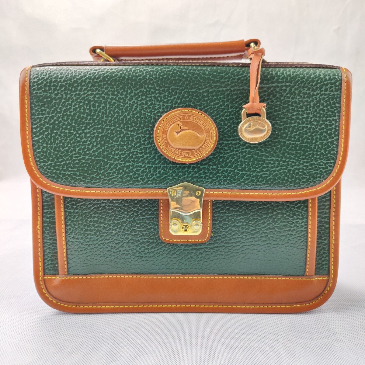 Dooney & Bourke Pebble Collection Emerald Green Leather