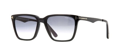 Tom Ford GARRETT FT 0862 Shiny Black/Grey Blue Shaded (01B
