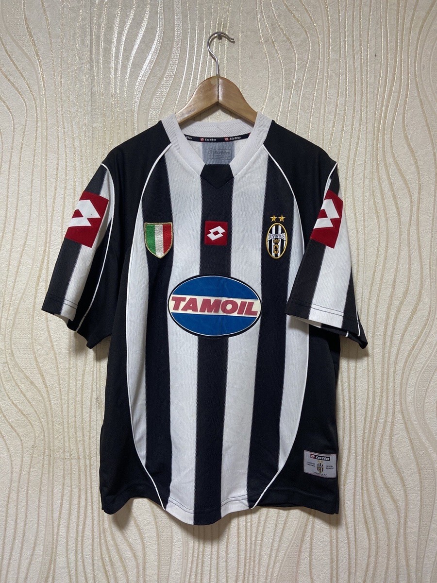 JUVENTUS 2002 2003 HOME FOOTBALL SHIRT SOCCER JERSEY LOTTO sz L