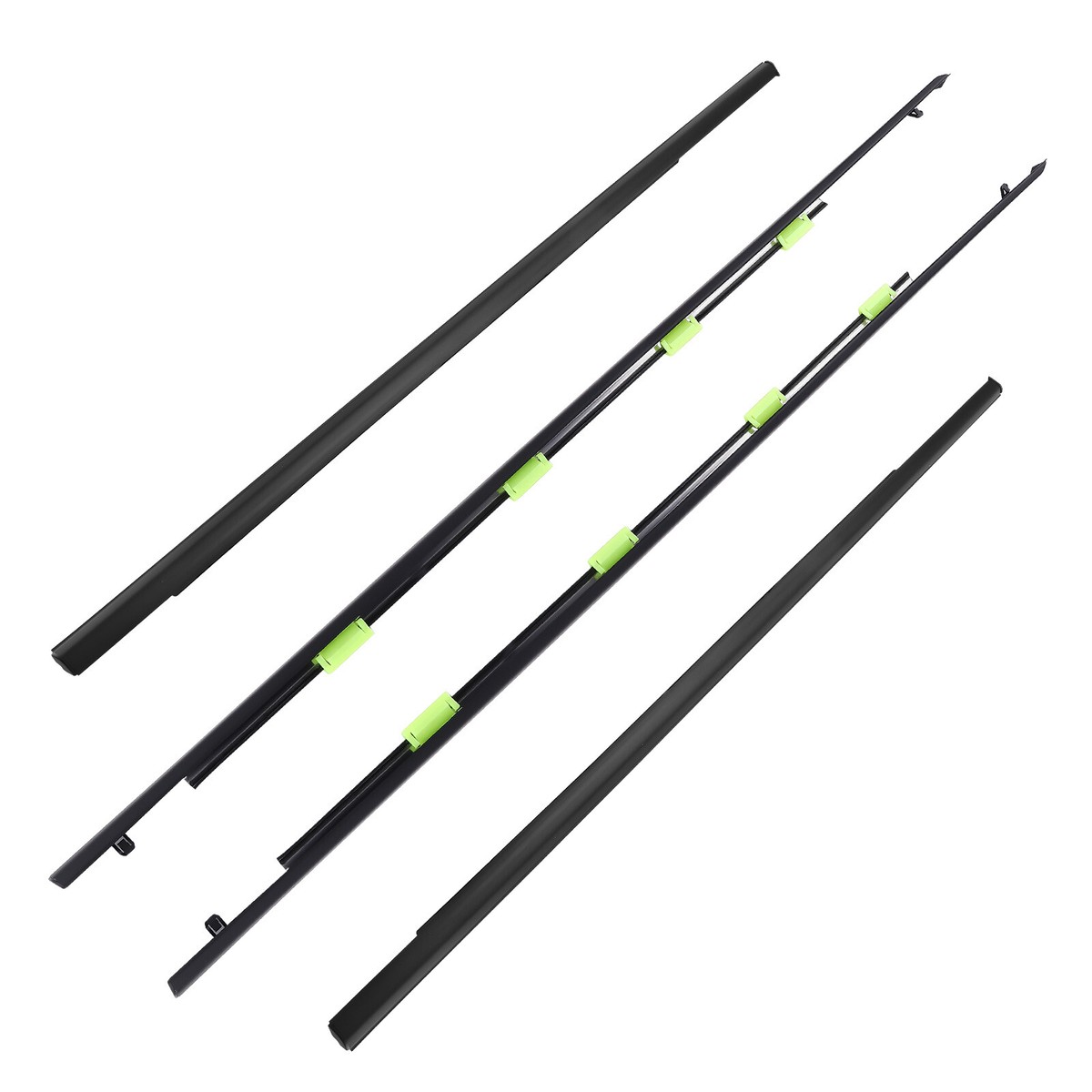 4PCS For 1996-2000 Honda Civic DX 4D Window Trim Glass Door Belt