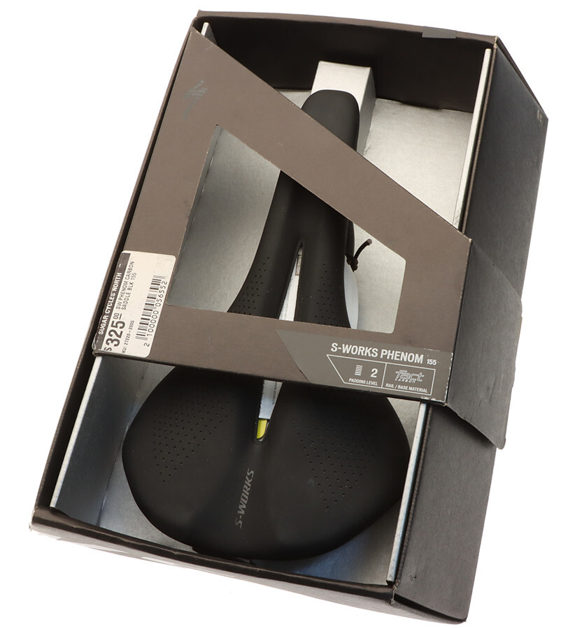 Specialized S-Works Phenom 155mm Saddle Black FACT Carbon Rails