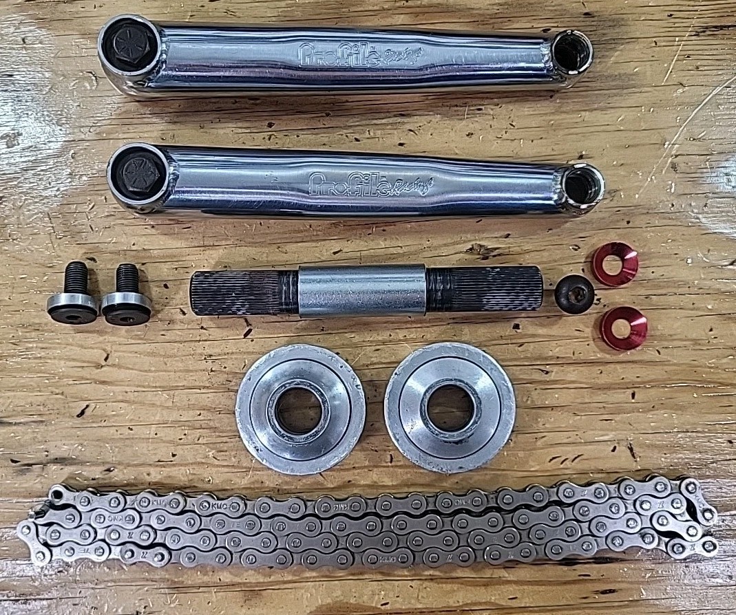 限定スプロケット付き！】ProfileRacing 3PCクランク170mm 限定