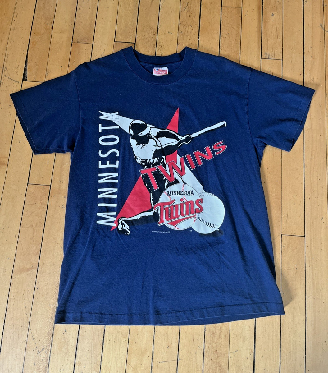 90's Minnesota Twins クーパーズタウン XL古着ゲームシャツ 2024 90's