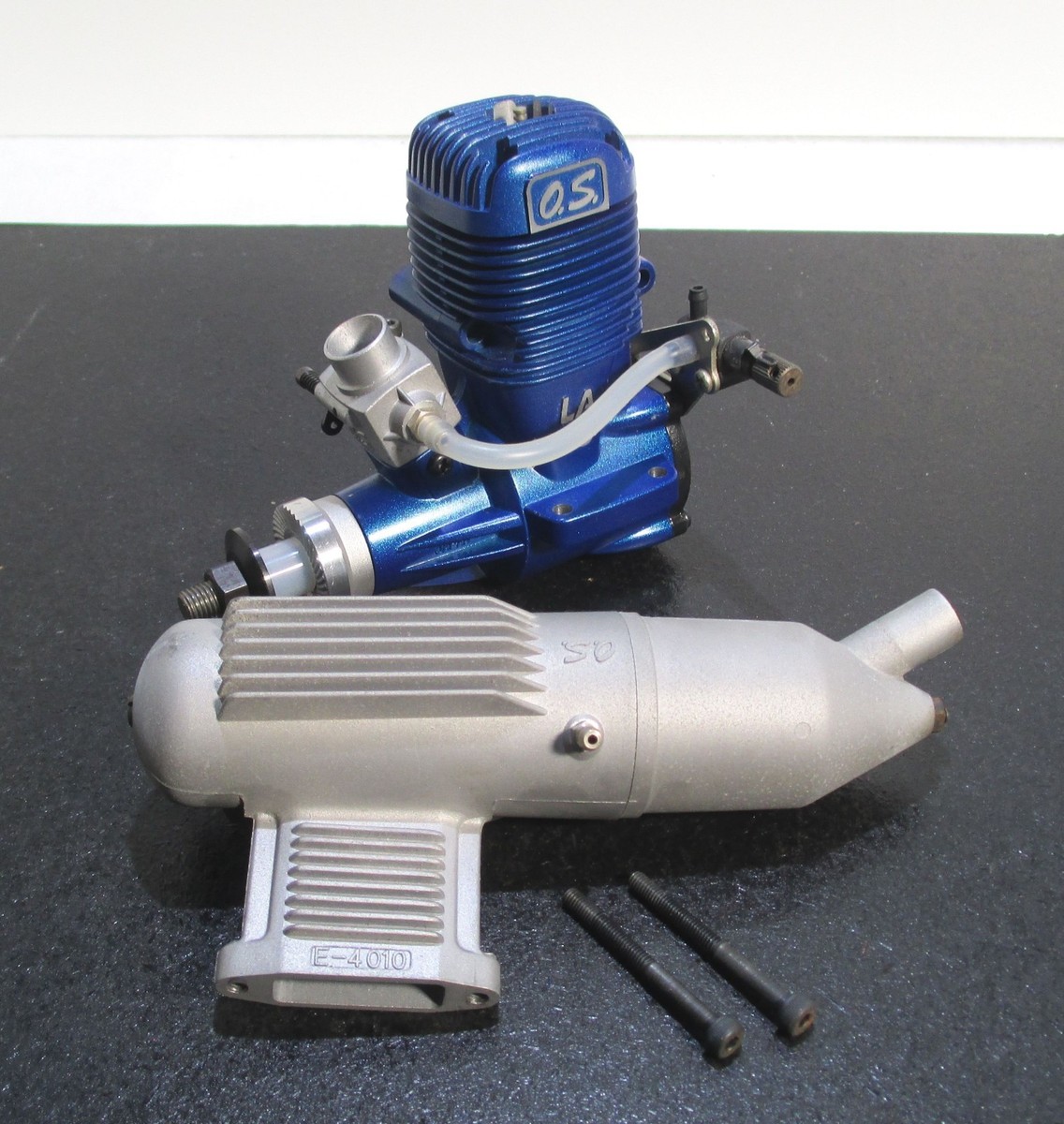 ラジコン飛行機 エンジン OS MAX LA 65 ブルー ラジコン飛行機